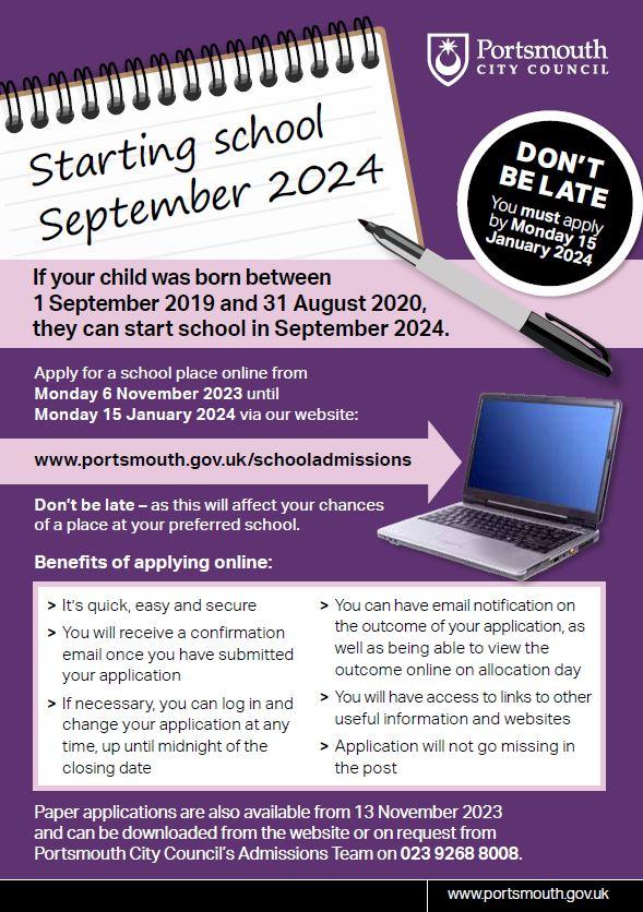 Starting School September 2024 Ark Ayrton